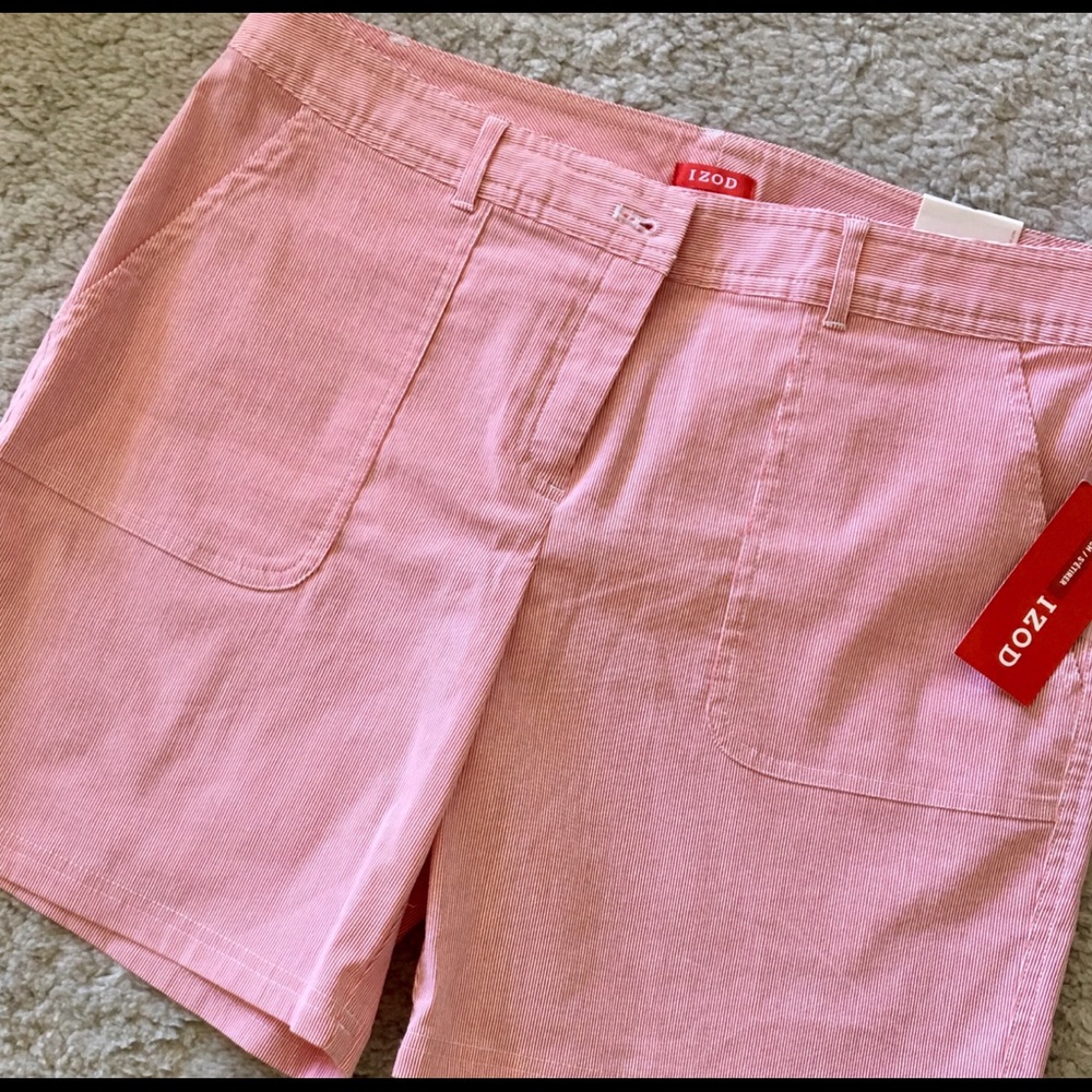 🏌🏾‍♀️New IZOD Golf Shorts Ladies Red